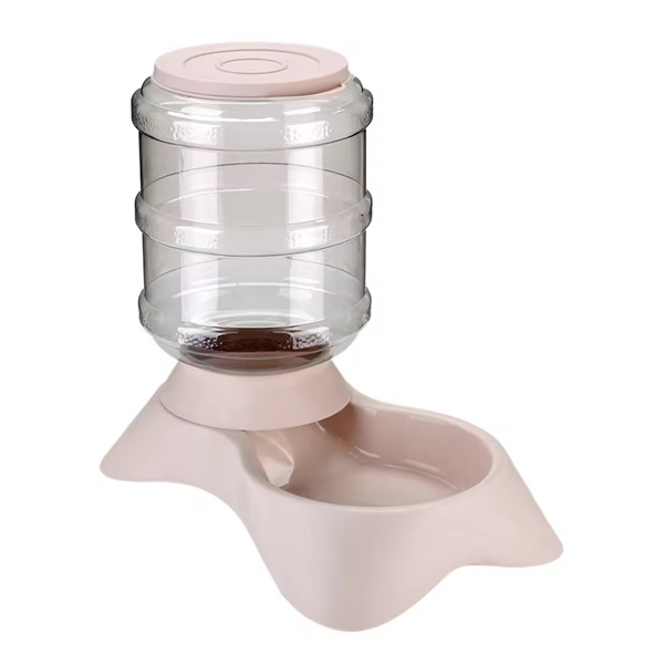 Pet Automatic Water Dispenser Pink Water Bottle