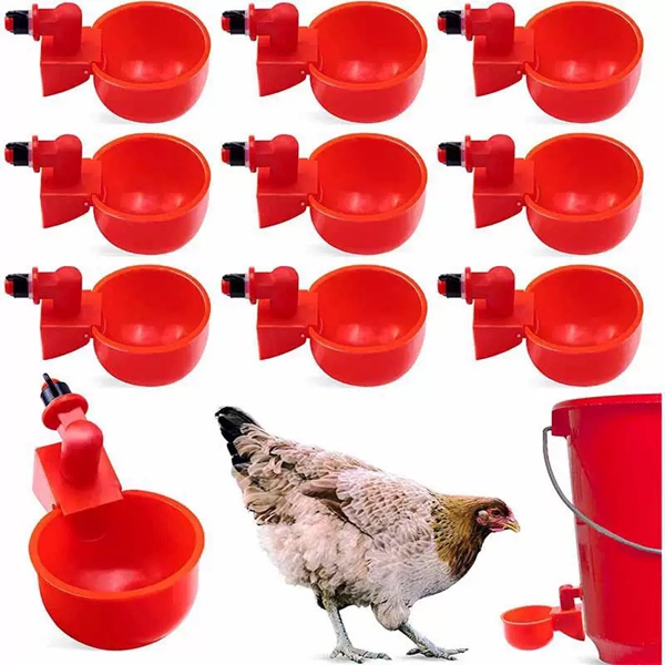 Poultry Drinking Bowl 9-Piece Set