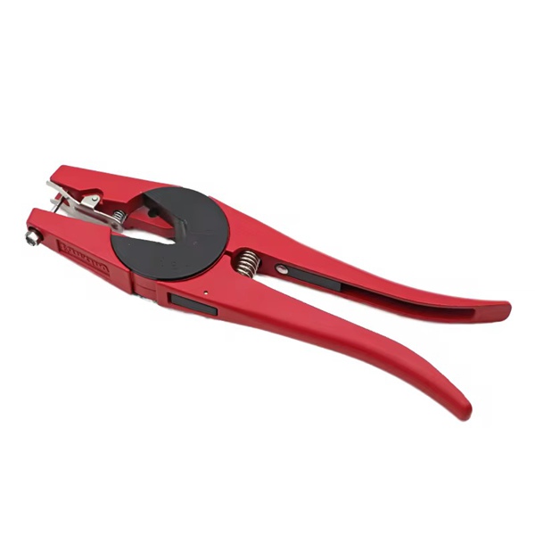 Ear Tag Pliers Red Handle Punch Type