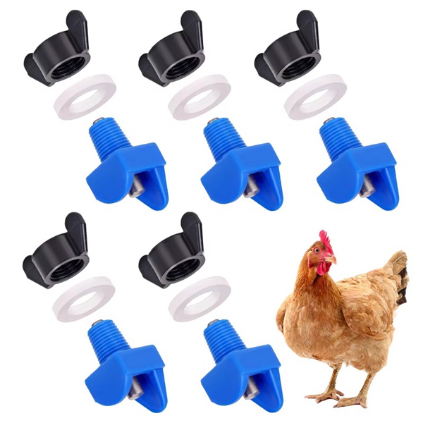 Nipple Drinker Blue 5-Unit Set