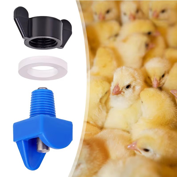 Nipple Drinker Blue with Fittings