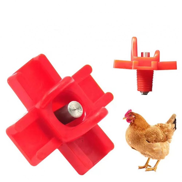 Nipple Drinker Red for Hens