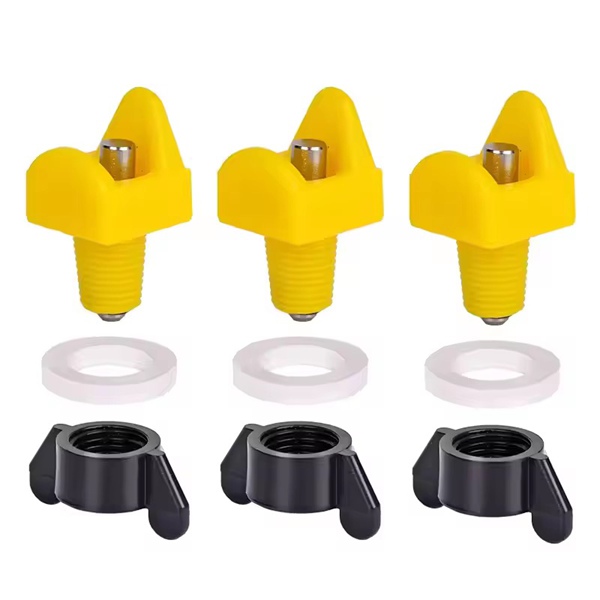 Nipple Drinker Yellow 3-Unit Set