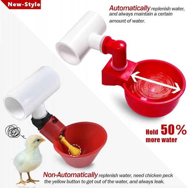 Poultry Drinking Bowl Automatic Water Refill