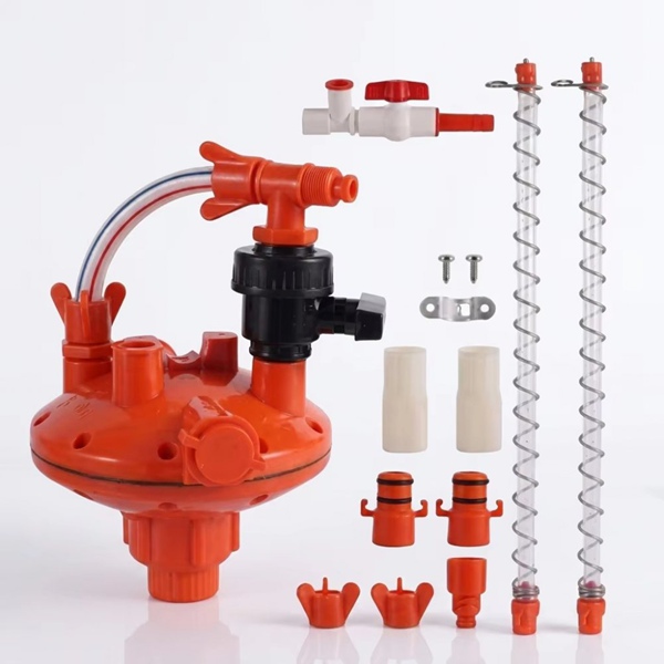 Farm Pressure Regulator Orange and Black