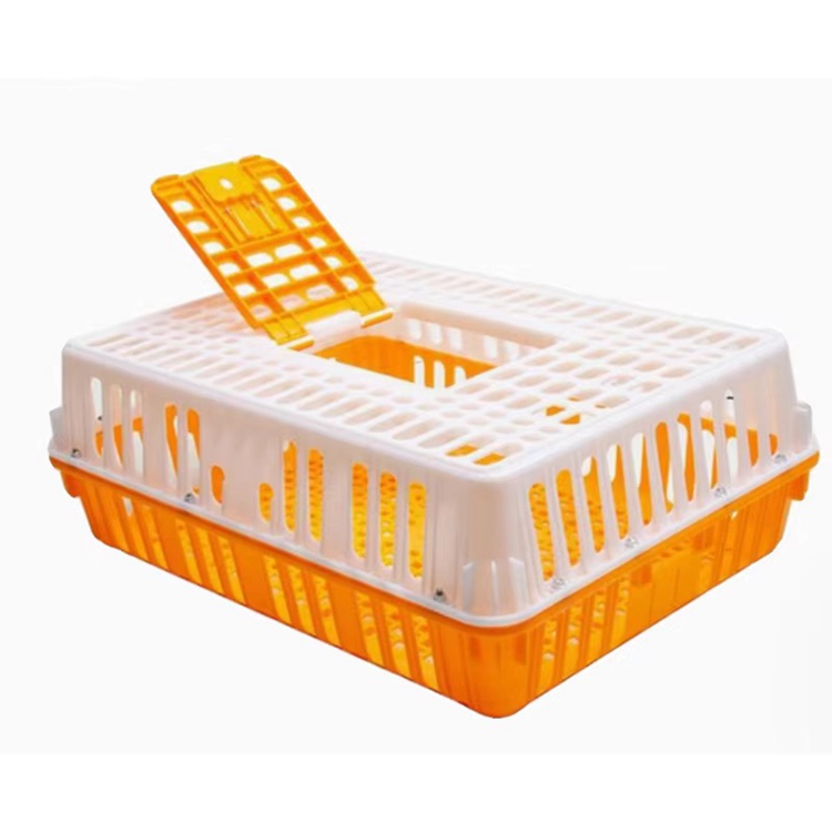 White Poultry Transport Cage