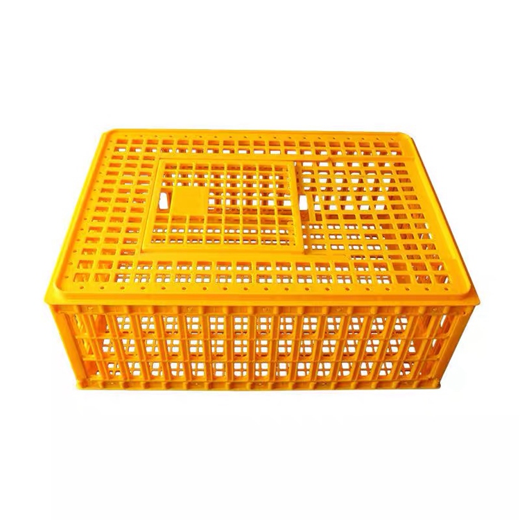 Yellow Transfer Crate with Lid